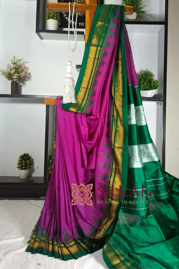 Ilkal_Temple_Saree_Code-_SKL1169