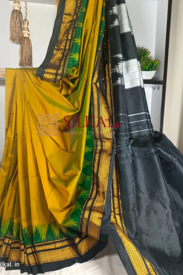 Ilkal_Temple_Saree_Code-_SKL1238