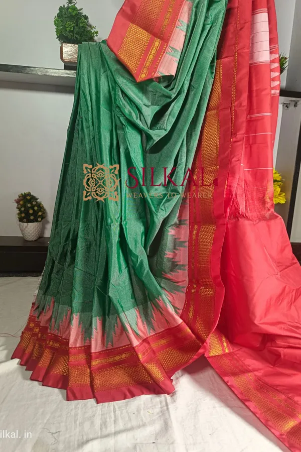 Ilkal_Temple_Saree_Saree_Code-_SKL1450