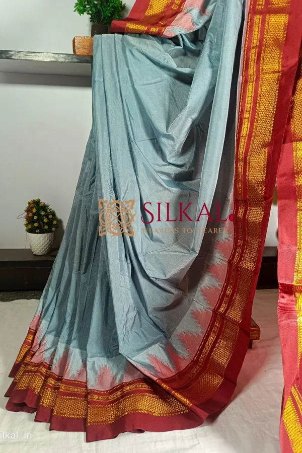 Ilkal_Temple_Saree_Saree_Code-_SKL1299