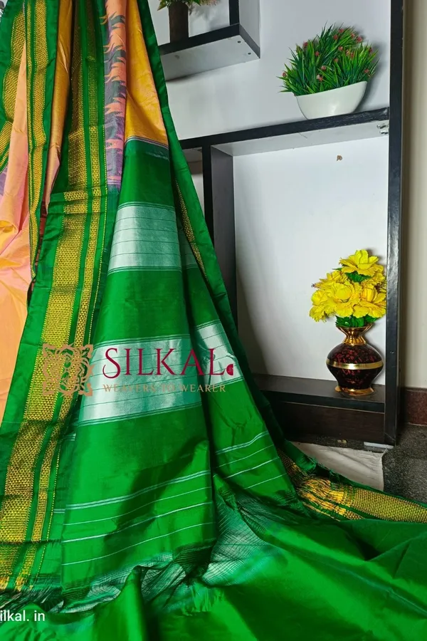 Ilkal_Temple_Saree_Code-_SKL1168