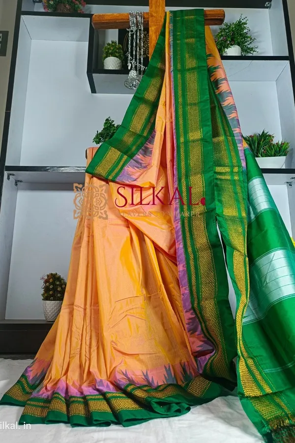 Ilkal_Temple_Saree_Code-_SKL1168