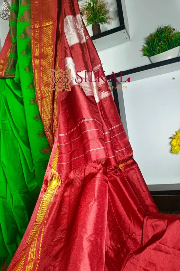 Ilkal_Temple_Saree_Code-_SKL1145