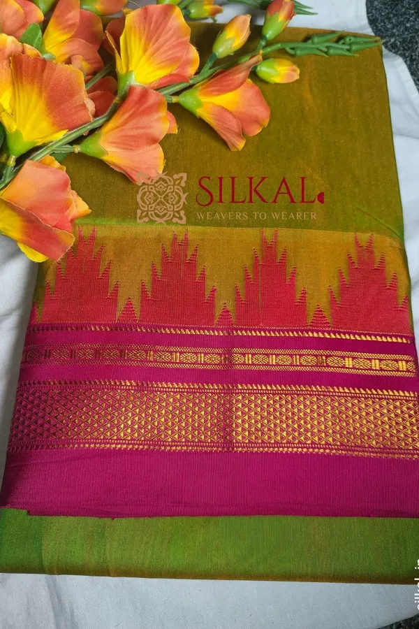 Ilkal_Cotton_Silk_Temple_Saree_Saree_Code-_SKL1033
