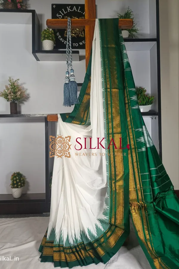 Ilkal_Cotton_Silk_Temple_Saree_Code-_SKL1050
