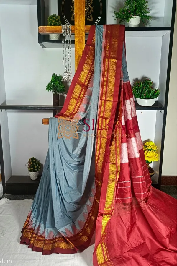 Ilkal_Temple_Saree_Saree_Code-_SKL1299