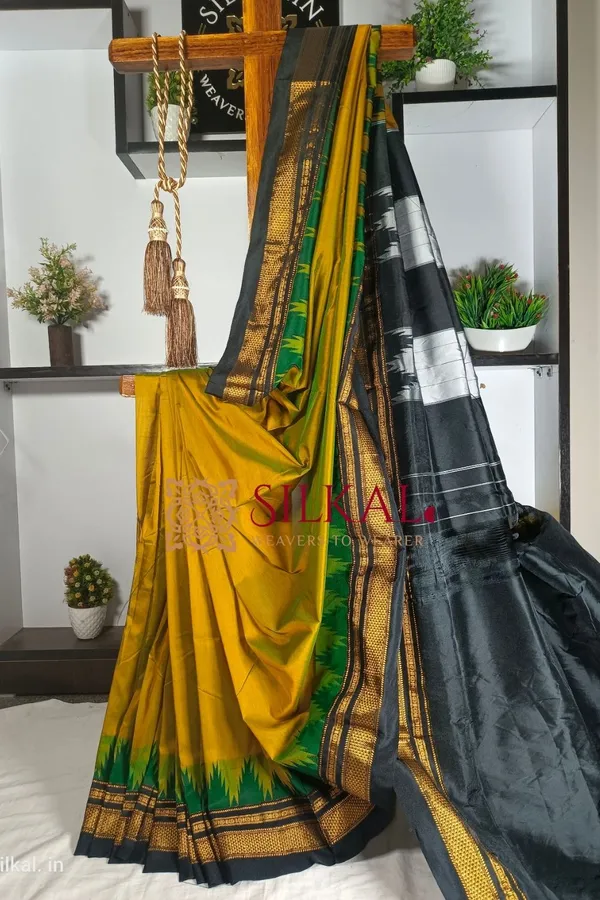 Ilkal_Temple_Saree_Code-_SKL1238