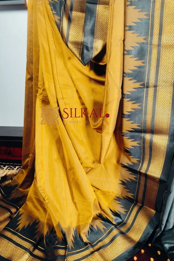 Ilkal_Temple_Cotton_Silk_Saree_Saree_Code-_SKL1098
