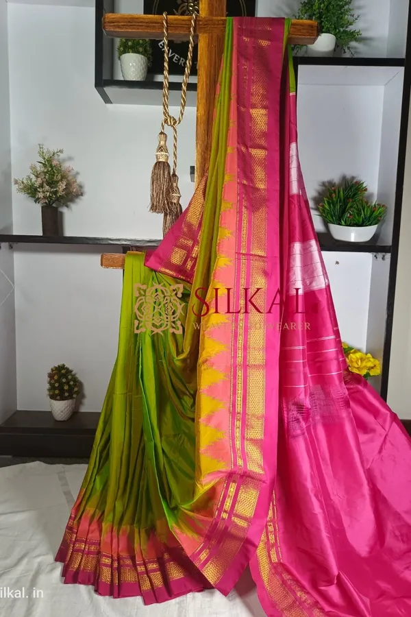 Ilkal_Cotton_Silk_Temple_Saree_Saree_Code-_SKL1033