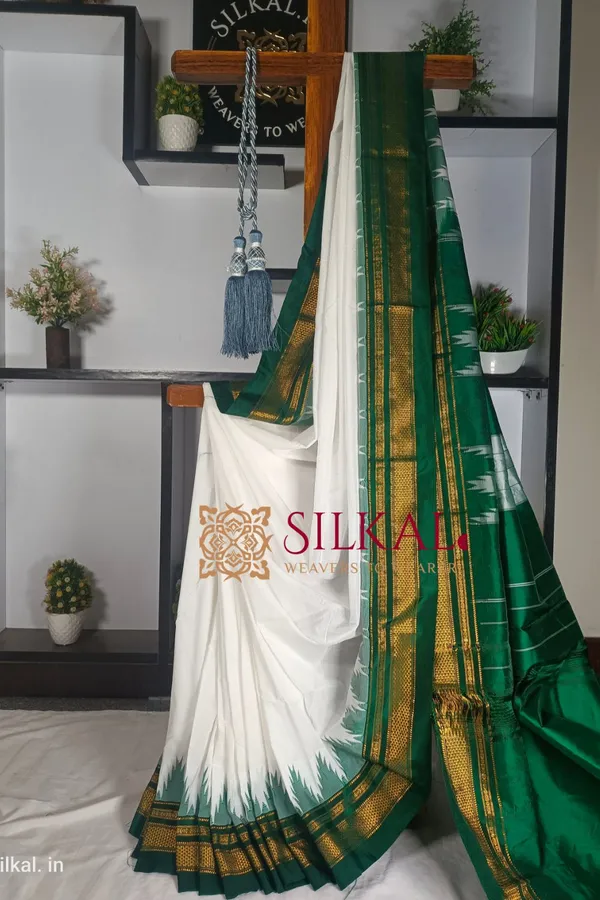 Ilkal_Cotton_Silk_Temple_Saree_Code-_SKL1050