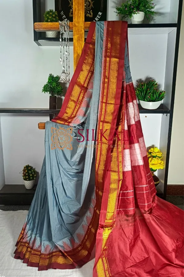 Ilkal_Temple_Saree_Saree_Code-_SKL1299