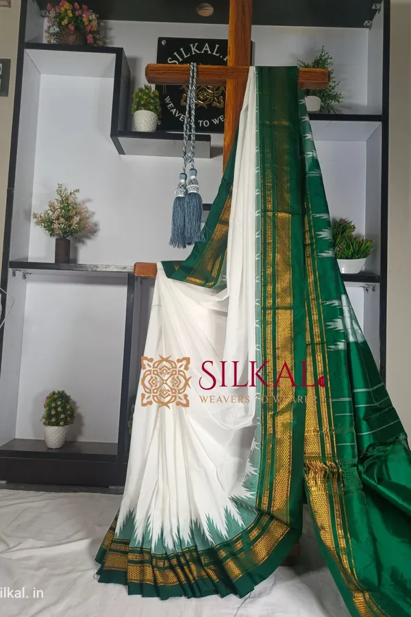 Ilkal_Cotton_Silk_Temple_Saree_Code-_SKL1050