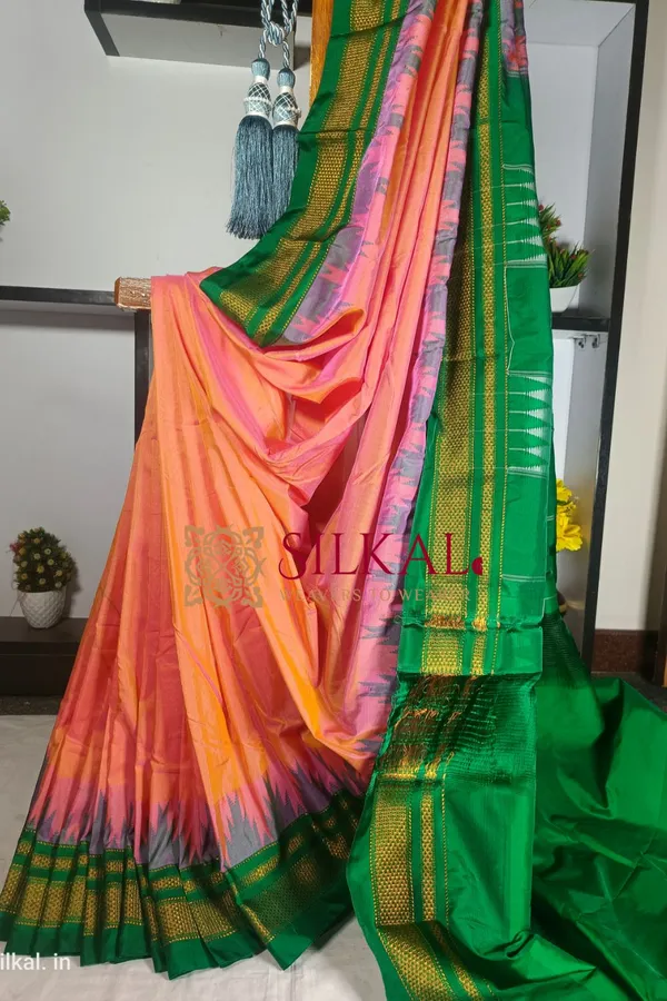 Ilkal_Temple_Saree_Code-_SKL1459