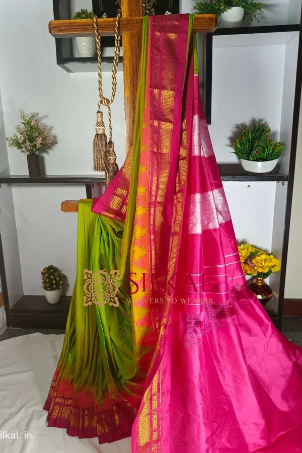 Ilkal_Cotton_Silk_Temple_Saree_Saree_Code-_SKL1033