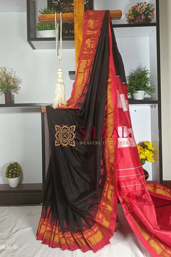 Ilkal_Temple_Saree_Code-_SKL1308