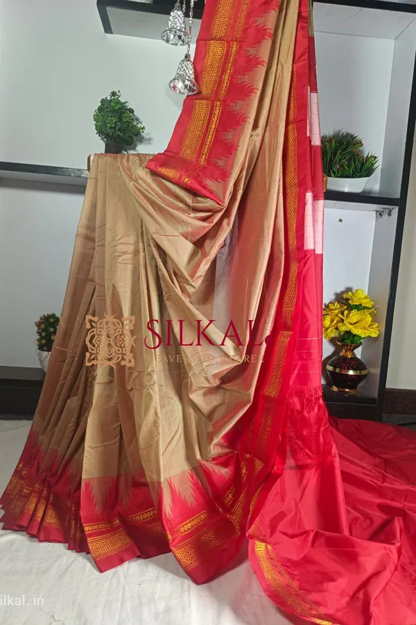 Ilkal_Temple_Saree_Code-_SKL1127