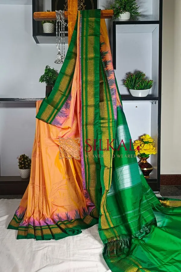 Ilkal_Temple_Saree_Code-_SKL1168