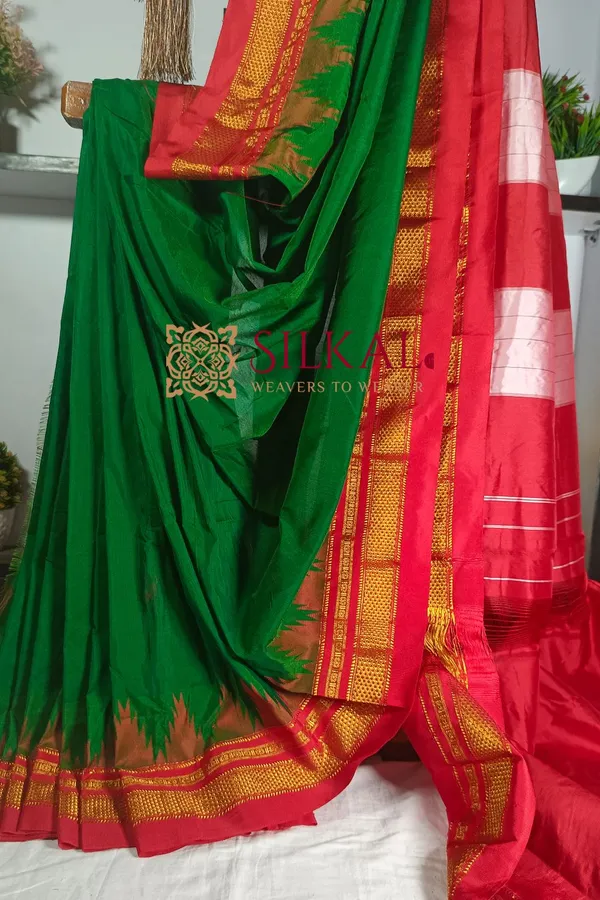 Ilkal_Temple_Saree_Code-_SKL1460