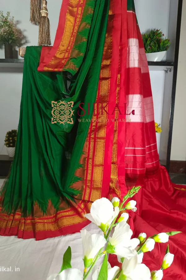 Ilkal_Temple_Saree_Code-_SKL1460