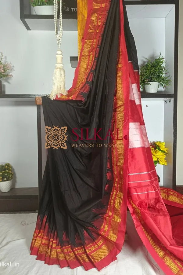 Ilkal_Temple_Saree_Code-_SKL1308