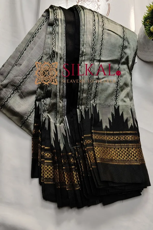 Ilkal__pure_silk_temple_plain_saree_SKL03747