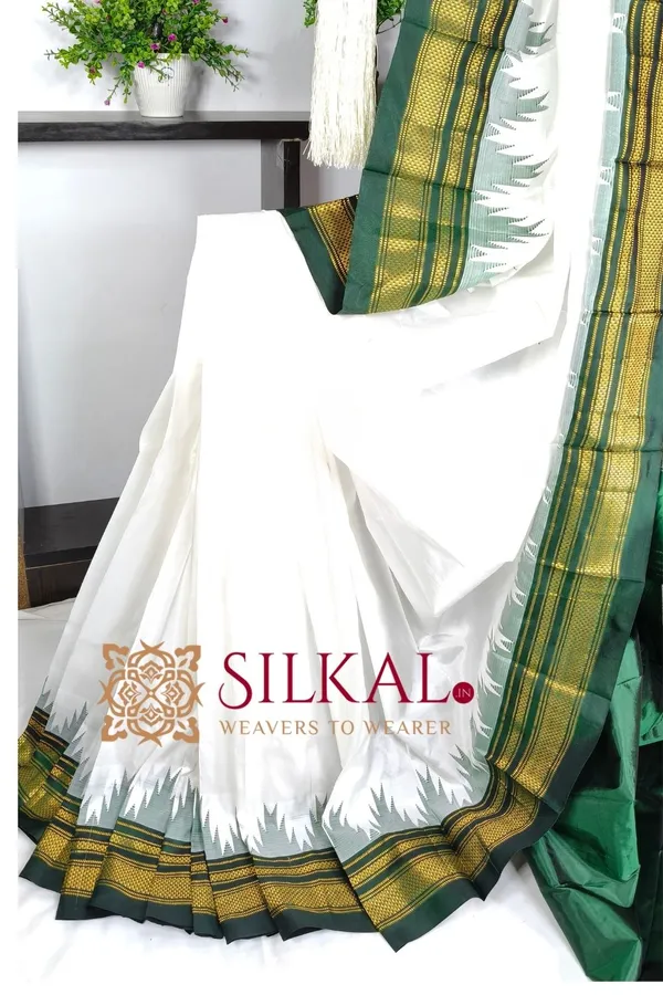 Ilkal__pure_silk_temple_plain_saree_SKL03756