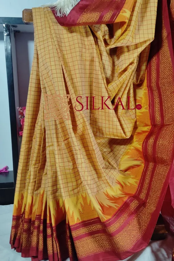 Ilkal_Chaduranga_saree_SKL2006