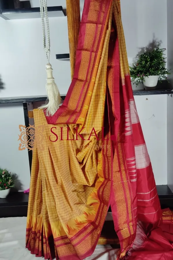 Ilkal_Chaduranga_saree_SKL2006