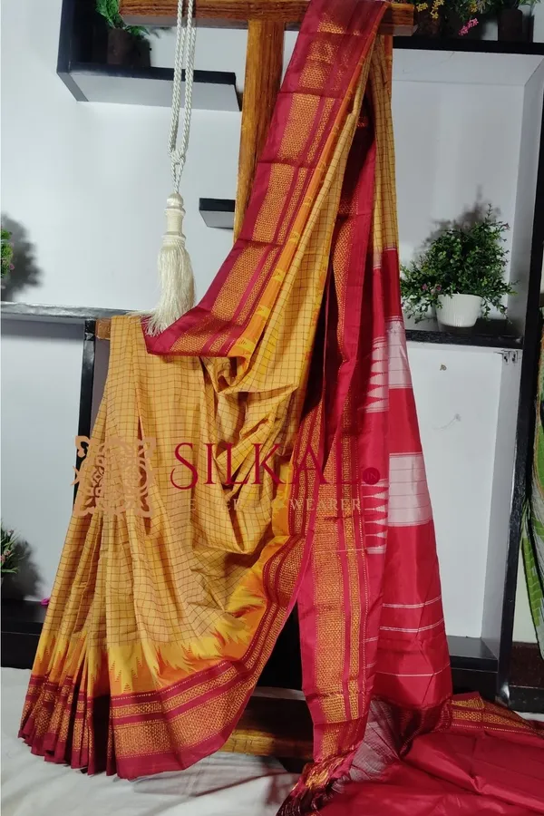 Ilkal_Chaduranga_saree_SKL2006
