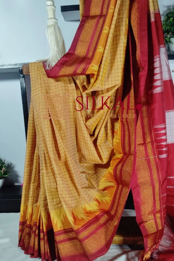 Ilkal_Chaduranga_saree_SKL2006