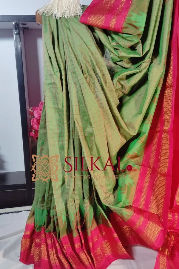 Ilkal_Chaduranga_saree_SKL2007