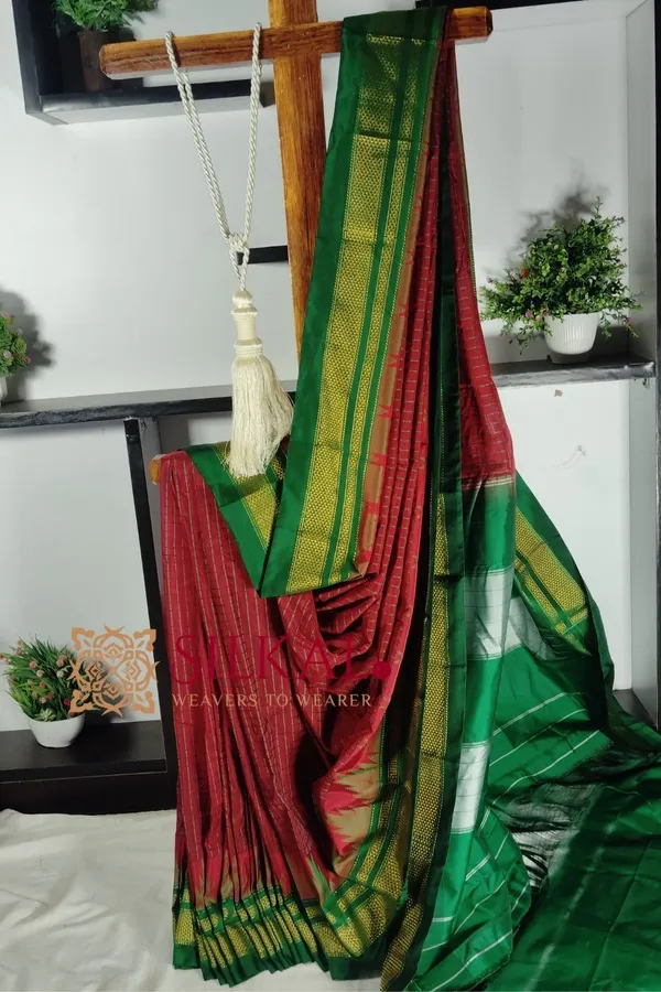 Ilkal_Chaduranga_saree_SKL2008