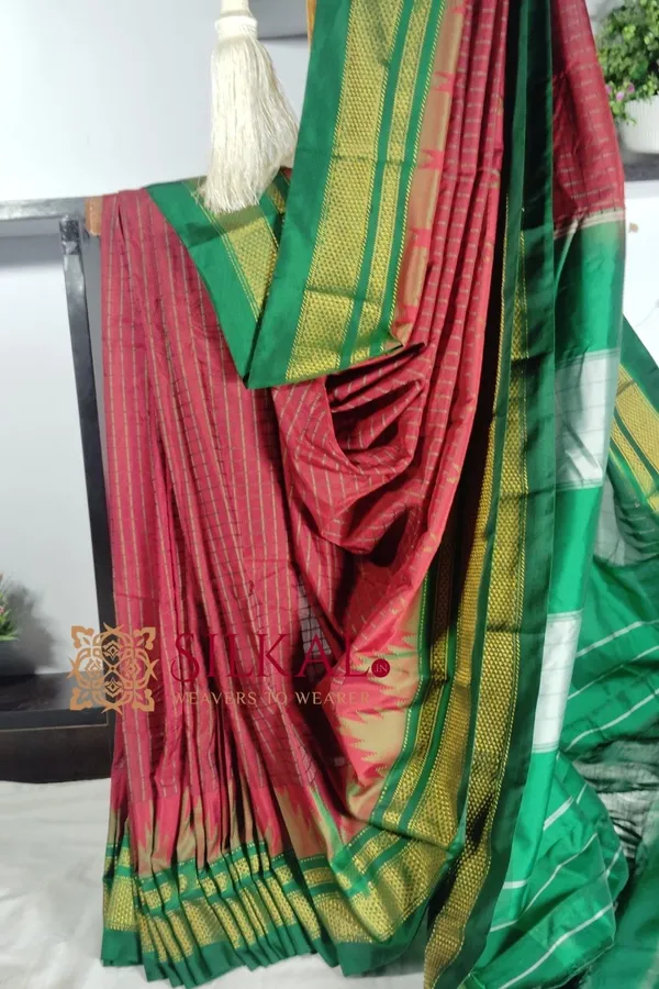 Ilkal_Chaduranga_saree_SKL2008