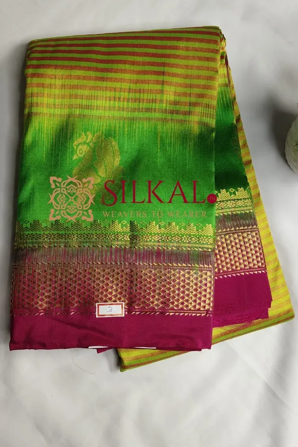 Ilkal_strip__butta_pure_silk_saree_SKL03719