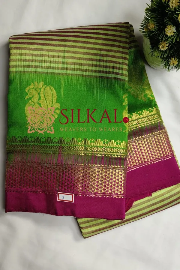 Ilkal_strip__butta_pure_silk_saree_SKL03720
