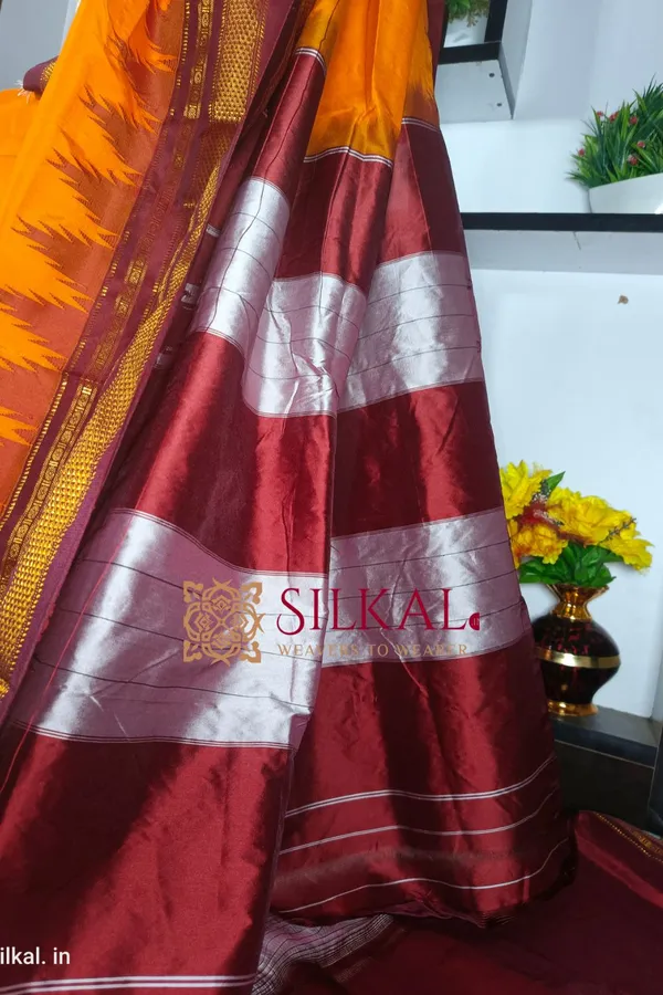 Ilkal_Temple_Saree_Code-_SKL1237