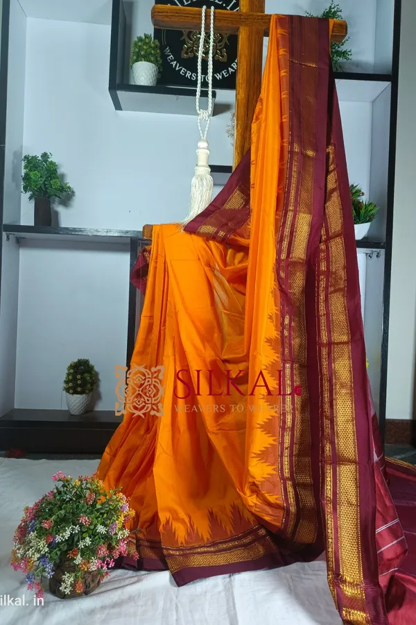 Ilkal_Temple_Saree_Code-_SKL1237