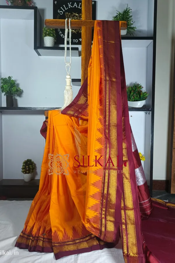 Ilkal_Temple_Saree_Code-_SKL1237