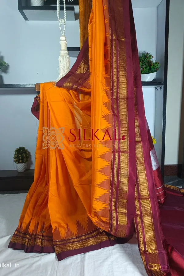 Ilkal_Temple_Saree_Code-_SKL1237