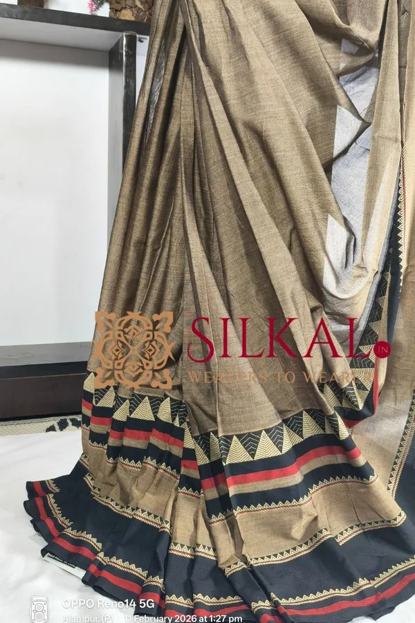 Narayan_Peth_Plain_Cotton_Saree_With_Patti_Pallu_Saree_Code-_SKL03271