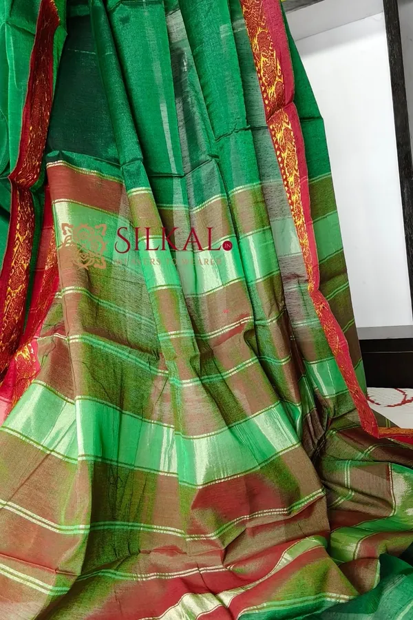 Narayan_Peth_Plain_Cotton_Saree_With_Patti_Pallu_Saree_Code-_SKL3113