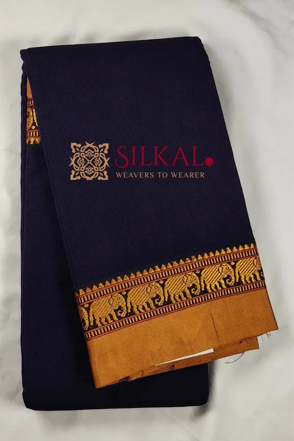 Narayan_Peth_Plain_Cotton_Saree_With_Patti_Pallu_Saree_Code-_SKL3117