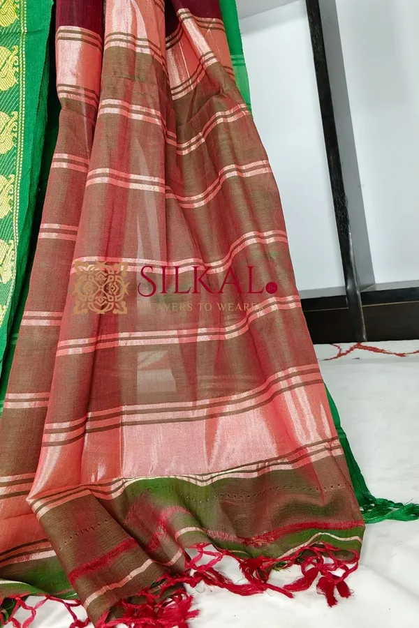 Narayan_Peth_Plain_Cotton_Saree_With_Patti_Pallu_Saree_Code-_SKL3132