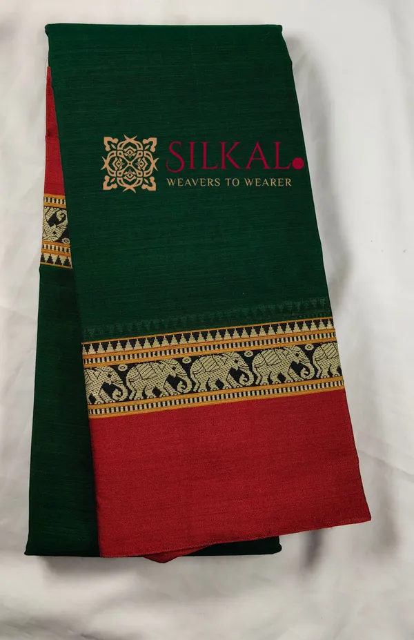 Narayan_Peth_Plain_Cotton_Saree_With_Patti_Pallu_Saree_Code-_SKL3139