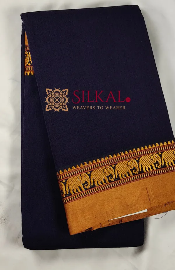 Narayan_Peth_Plain_Cotton_Saree_With_Patti_Pallu_Saree_Code-_SKL3141