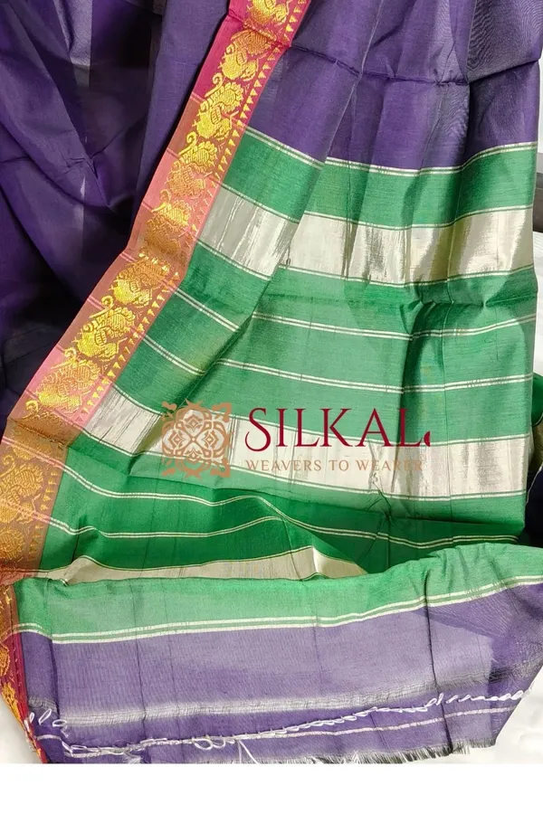 Narayan_Peth_Plain_Cotton_Saree_With_Patti_Pallu_Saree_Code-_SKL3_114