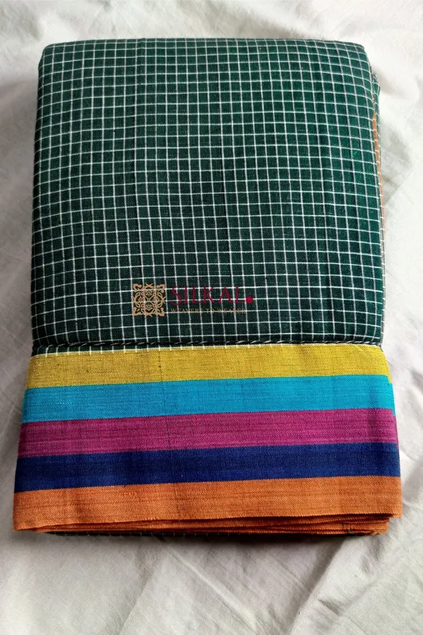 Patteda_Anchu_Pure_Cotton_Handloom_Saree_Saree_Code-_SKL1187