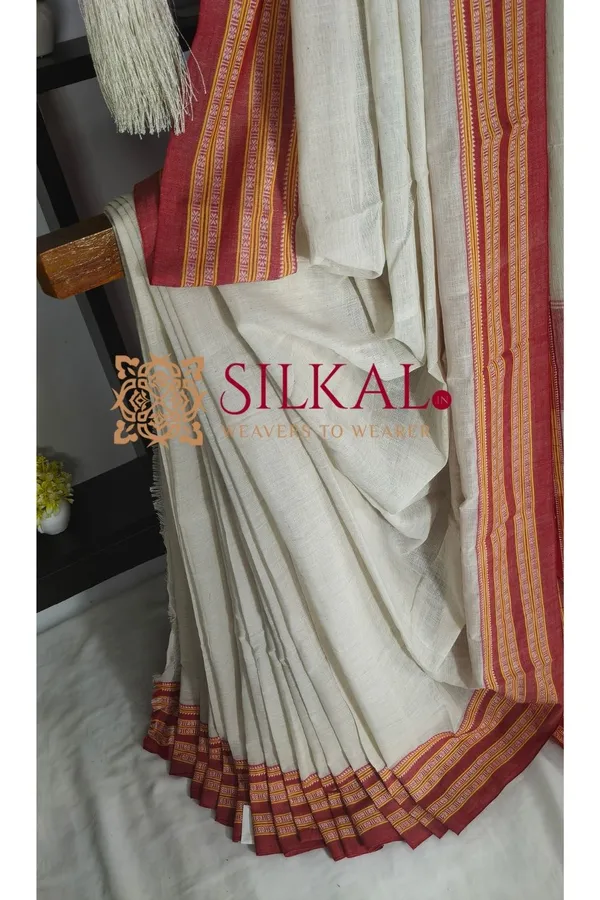 Patteda_Anchu_Pure_Cotton_Handloom_Saree_SKL04284