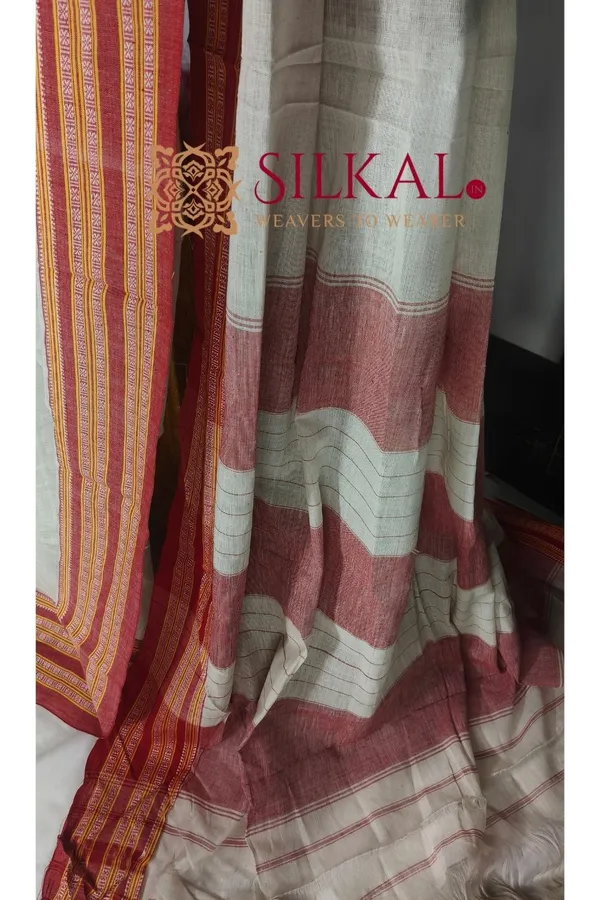 Patteda_Anchu_Pure_Cotton_Handloom_Saree_SKL04284