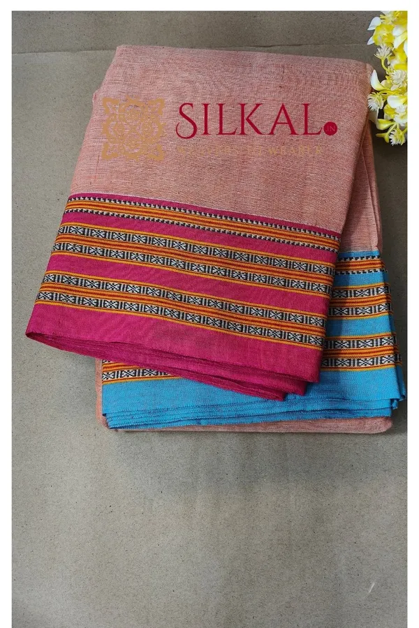 Patteda_Anchu_Pure_Cotton_Handloom_Saree_SKL04286
